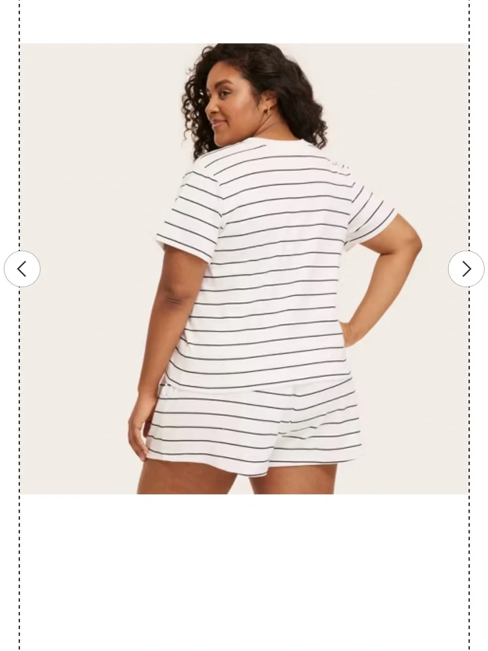 Parke X Target Pull On Shorts Navy Striped in Size XL - Picture 3 of 3